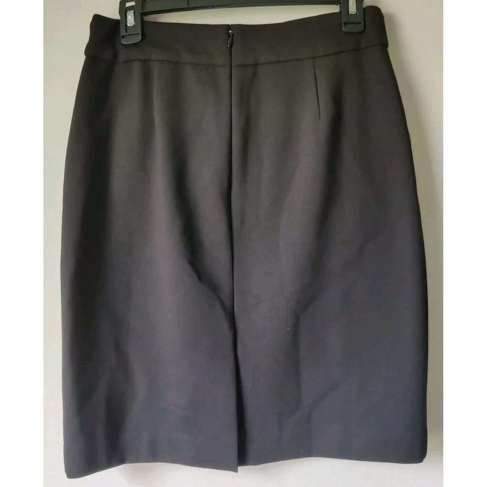 J. Crew Women's Pencil‎ Skirt Black Back Slit